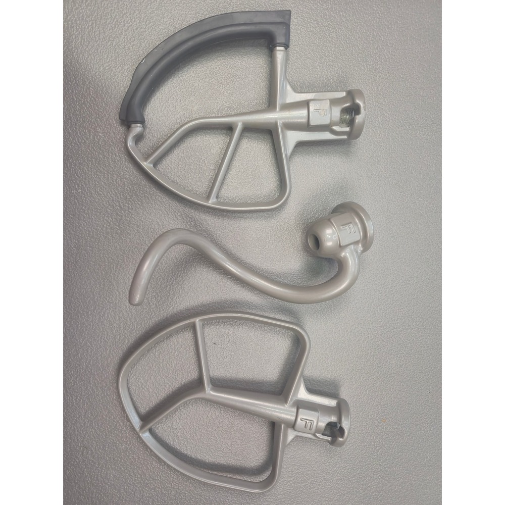 KitchenAid  F series Attachments, Flex Edge paddle, Dough Hook, flat paddle